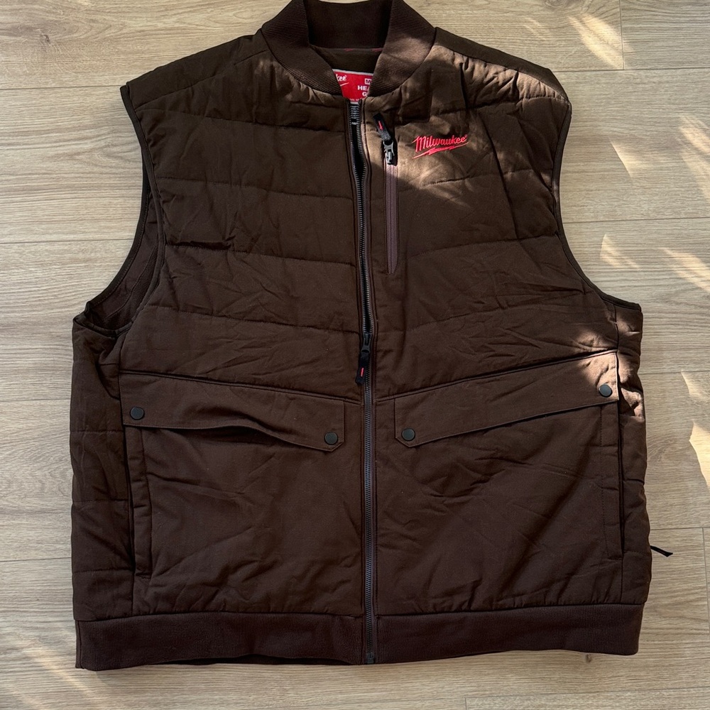 Milwaukee Brown Quilted Men's Vest